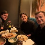 Aaron in town and Ferdie recently moved to NYC!