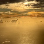 Sunset from the plane