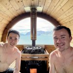 The Secret Sauna to finish off an amazing gravel ride in Wānaka