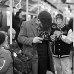 Got on one of the MTA Nostalgia rides! People were dressed up for it