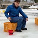 We went ice fishing, caught exactly 0 fish