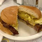 Trying Hamburger America again and yet again it's overhyped. Far from the best burger in the area, would rather go to Bandit's, Skinny Louie, Fat Ronnie's, Five Guys, Shake Shack, 7th Street, Joseph Leonard, Tavern on Jane, etc.