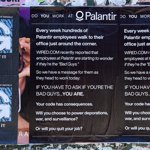 Won't someone think of the poor Palantir employees